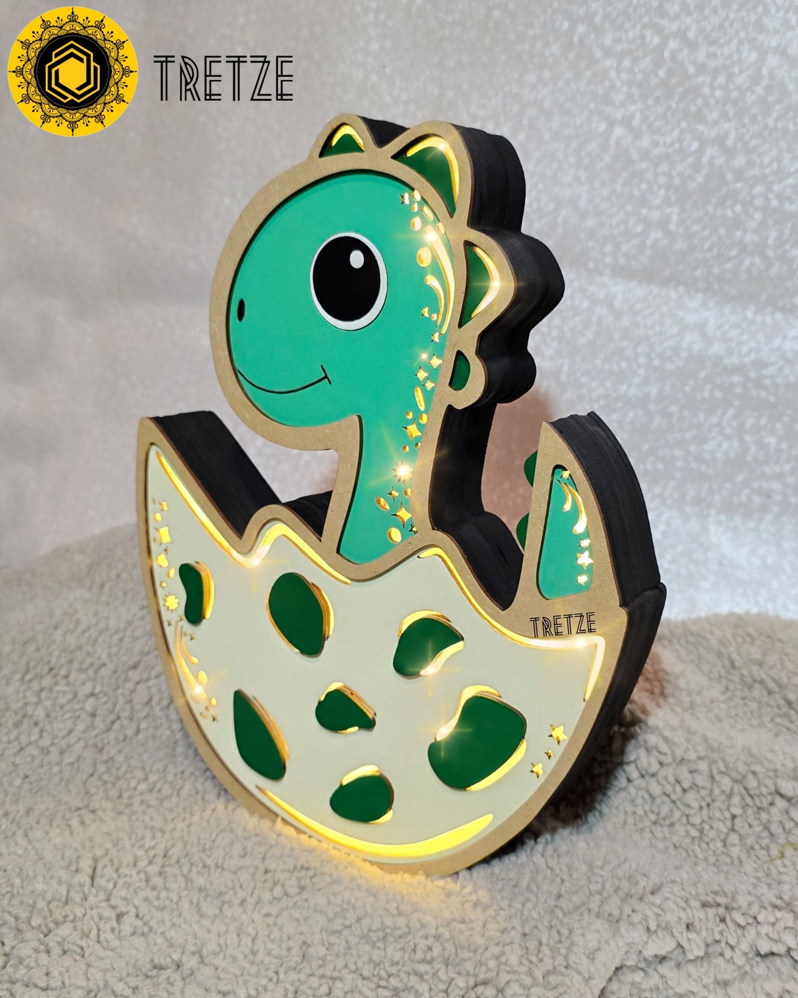 Lámpara de dinosaurio "Vladi" - Image 2