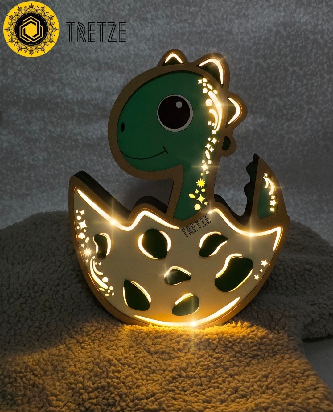 Lámpara de dinosaurio "Vladi" - Image 4