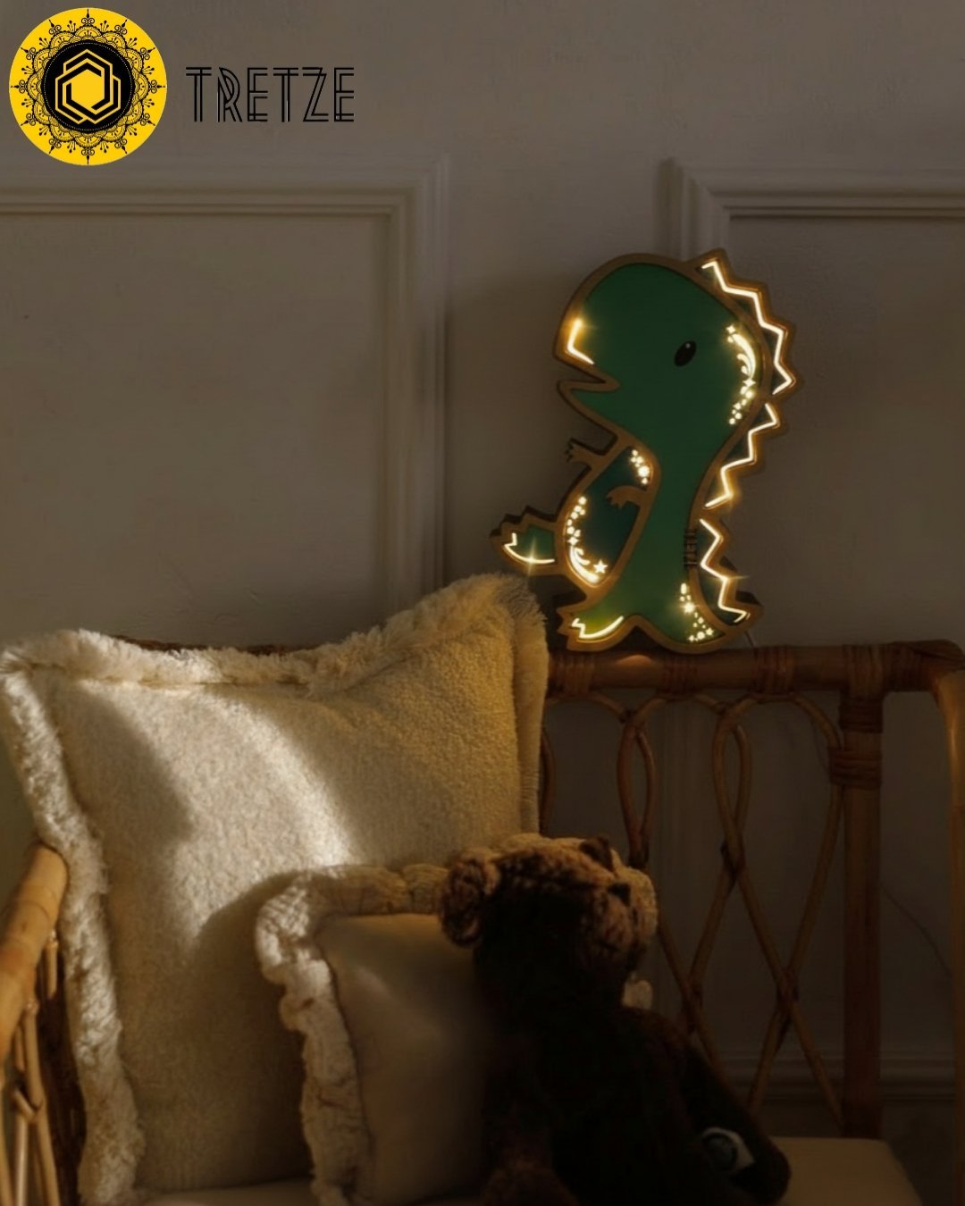 Lámpara de dinosaurio "Rowan" - Image 6