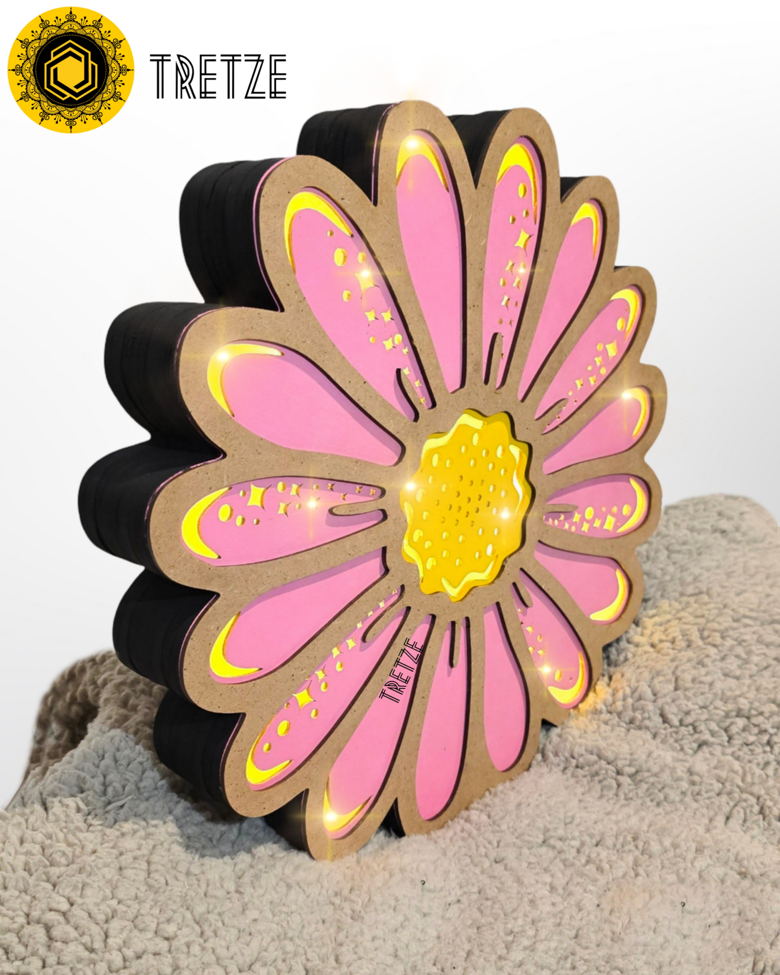 Lámpara de Flor Margarita "Maggie" - Image 3