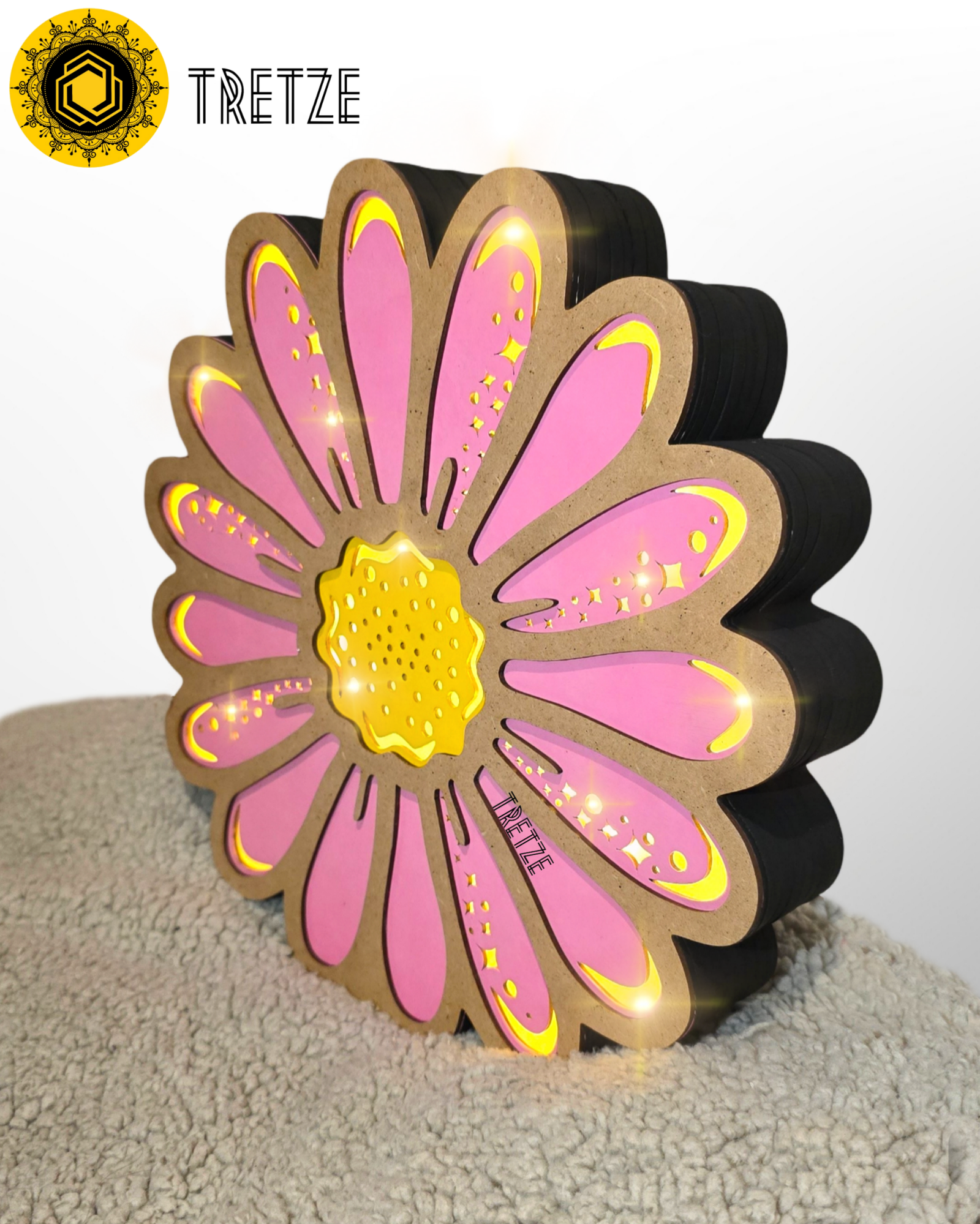 Lámpara de Flor Margarita "Maggie" - Image 2