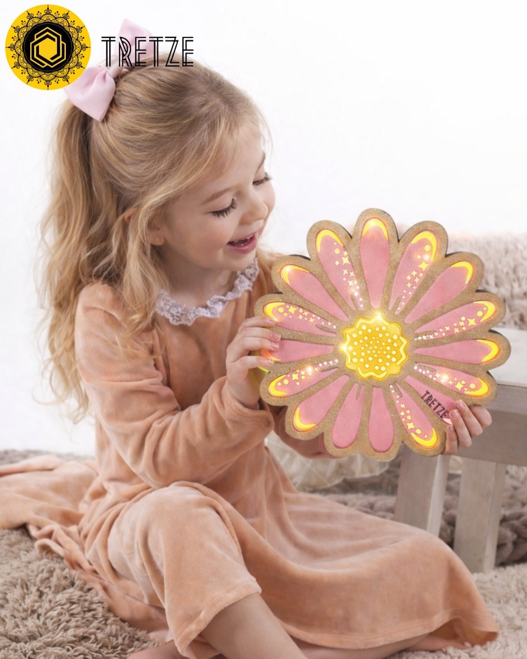 Lámpara de Flor Margarita "Maggie" - Image 5