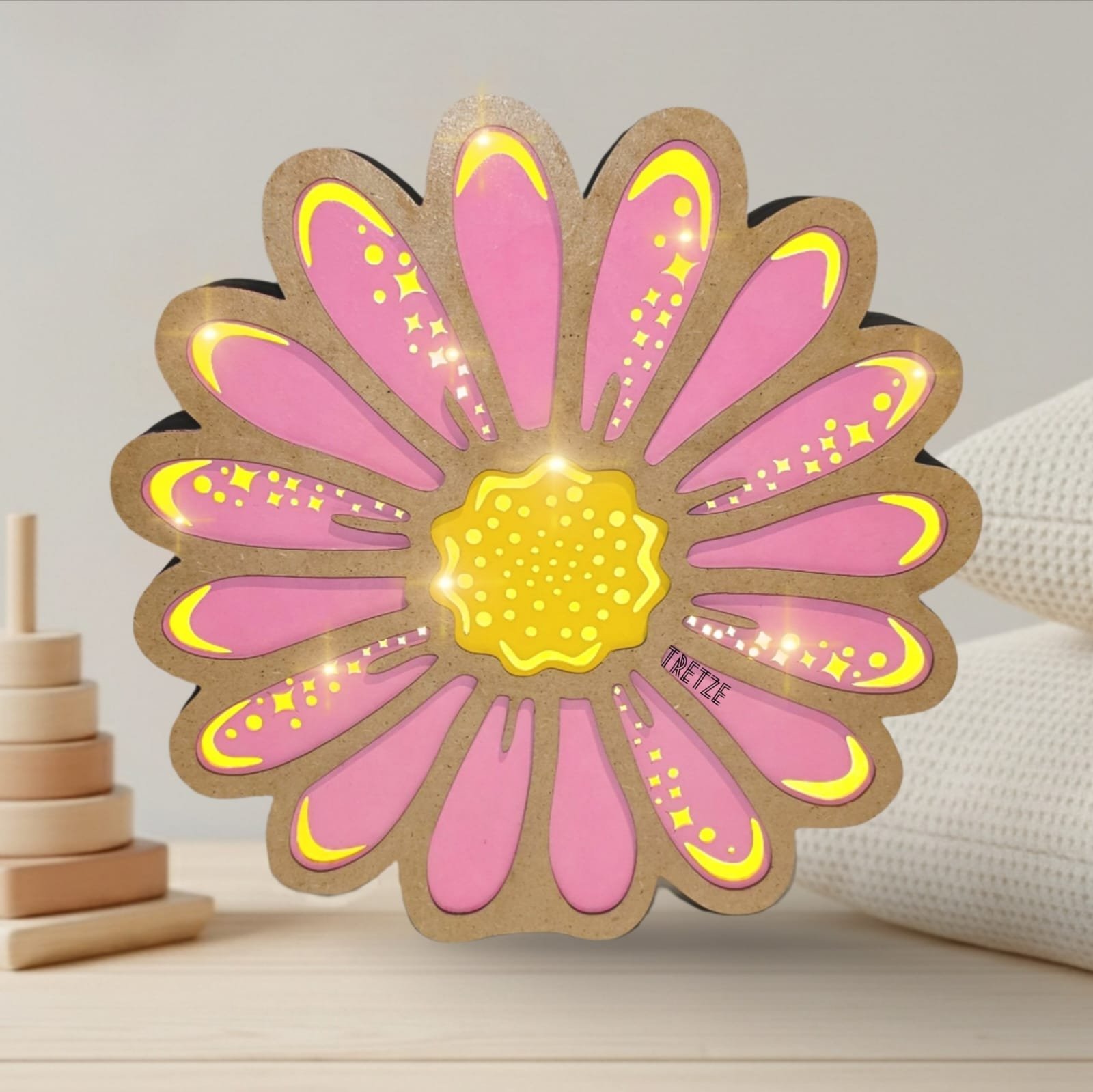 Lámpara de Flor Margarita "Maggie"