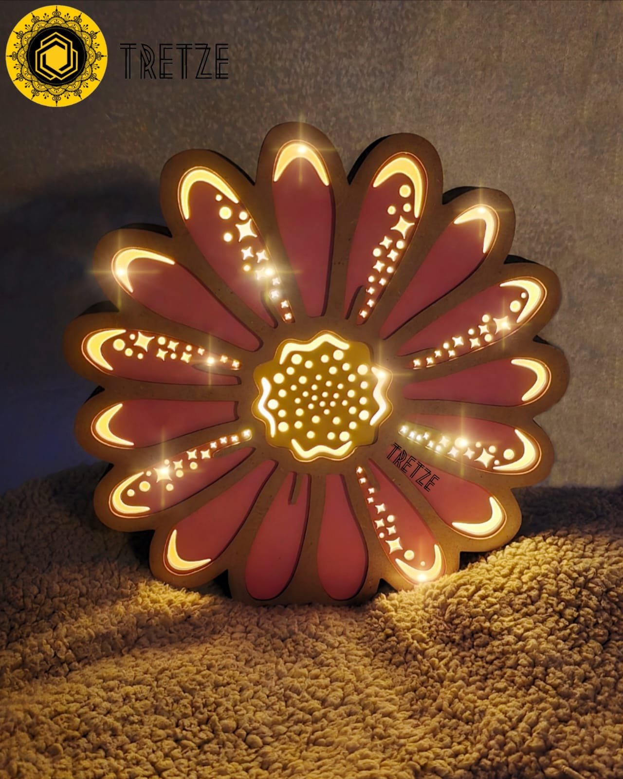 Lámpara de Flor Margarita "Maggie" - Image 4